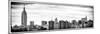 Panoramic Landscape View Manhattan with the Empire State Building and Chrysler Building - NYC-Philippe Hugonnard-Mounted Photographic Print