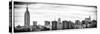 Panoramic Landscape View Manhattan with the Empire State Building and Chrysler Building - NYC-Philippe Hugonnard-Stretched Canvas