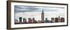 Panoramic Landscape View Manhattan with the Empire State Building - New York City - United States-Philippe Hugonnard-Framed Photographic Print