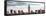 Panoramic Landscape View Manhattan with the Empire State Building - New York City - United States-Philippe Hugonnard-Framed Stretched Canvas