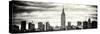 Panoramic Landscape View Manhattan with the Empire State Building - New York City-Philippe Hugonnard-Stretched Canvas