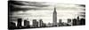 Panoramic Landscape View Manhattan with the Empire State Building - New York City-Philippe Hugonnard-Stretched Canvas