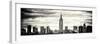 Panoramic Landscape View Manhattan with the Empire State Building - New York City-Philippe Hugonnard-Framed Photographic Print