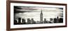 Panoramic Landscape View Manhattan with the Empire State Building - New York City-Philippe Hugonnard-Framed Photographic Print