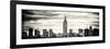 Panoramic Landscape View Manhattan with the Empire State Building - New York City-Philippe Hugonnard-Framed Photographic Print