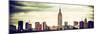 Panoramic Landscape View Manhattan with the Empire State Building - New York City-Philippe Hugonnard-Mounted Photographic Print