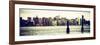 Panoramic Landscape View Manhattan with Top of The MetLife Building and Chrysler Building-Philippe Hugonnard-Framed Photographic Print