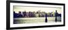 Panoramic Landscape View Manhattan with Top of The MetLife Building and Chrysler Building-Philippe Hugonnard-Framed Photographic Print