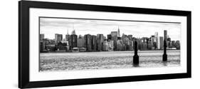 Panoramic Landscape View Manhattan with Top of The MetLife Building and Chrysler Building-Philippe Hugonnard-Framed Photographic Print