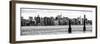 Panoramic Landscape View Manhattan with Top of The MetLife Building and Chrysler Building-Philippe Hugonnard-Framed Photographic Print