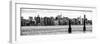 Panoramic Landscape View Manhattan with Top of The MetLife Building and Chrysler Building-Philippe Hugonnard-Framed Photographic Print