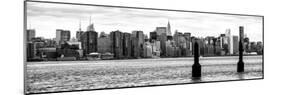 Panoramic Landscape View Manhattan with Top of The MetLife Building and Chrysler Building-Philippe Hugonnard-Mounted Photographic Print