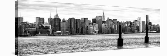 Panoramic Landscape View Manhattan with Top of The MetLife Building and Chrysler Building-Philippe Hugonnard-Stretched Canvas