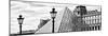 Panoramic Landscape, View of the Pyramid and the Louvre Museum Building, Paris, France-Philippe Hugonnard-Mounted Photographic Print
