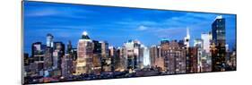 Panoramic Landscape View of Times Square, Skyscrapers View, Midtown Manhattan, NYC, NYC, US, USA-Philippe Hugonnard-Mounted Photographic Print