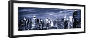 Panoramic Landscape View of Times Square, Skyscrapers View, Midtown Manhattan, NYC, NYC-Philippe Hugonnard-Framed Photographic Print