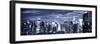 Panoramic Landscape View of Times Square, Skyscrapers View, Midtown Manhattan, NYC, NYC-Philippe Hugonnard-Framed Photographic Print