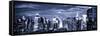 Panoramic Landscape View of Times Square, Skyscrapers View, Midtown Manhattan, NYC, NYC-Philippe Hugonnard-Framed Stretched Canvas