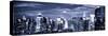 Panoramic Landscape View of Times Square, Skyscrapers View, Midtown Manhattan, NYC, NYC-Philippe Hugonnard-Stretched Canvas
