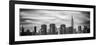 Panoramic Landscape with a Top of Empire State Building-Philippe Hugonnard-Framed Photographic Print