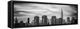 Panoramic Landscape with a Top of Empire State Building-Philippe Hugonnard-Framed Stretched Canvas