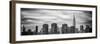 Panoramic Landscape with a Top of Empire State Building-Philippe Hugonnard-Framed Photographic Print