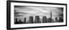 Panoramic Landscape with a Top of Empire State Building-Philippe Hugonnard-Framed Photographic Print
