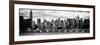 Panoramic Landscape with the Chrysler Building and Empire State Building Views-Philippe Hugonnard-Framed Photographic Print