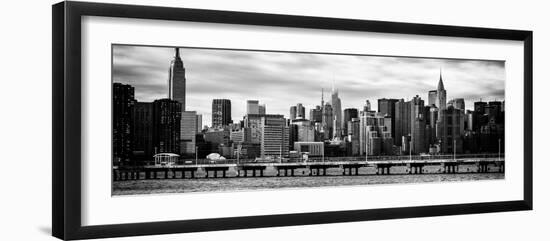 Panoramic Landscape with the Chrysler Building and Empire State Building Views-Philippe Hugonnard-Framed Photographic Print