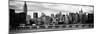 Panoramic Landscape with the Chrysler Building and Empire State Building Views-Philippe Hugonnard-Mounted Photographic Print