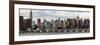 Panoramic Landscape with the Chrysler Building and Empire State Building Views-Philippe Hugonnard-Framed Photographic Print