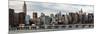 Panoramic Landscape with the Chrysler Building and Empire State Building Views-Philippe Hugonnard-Mounted Photographic Print