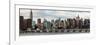 Panoramic Landscape with the Chrysler Building and Empire State Building Views-Philippe Hugonnard-Framed Photographic Print