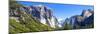 Panoramic Landscape - Yosemite National Park - Californie - United States-Philippe Hugonnard-Mounted Photographic Print