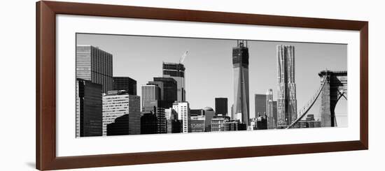 Panoramic - Landscapes - Brooklyn Bridge - New York - United States-Philippe Hugonnard-Framed Photographic Print