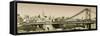 Panoramic - Landscapes - Brooklyn Bridge - New York - United States-Philippe Hugonnard-Framed Stretched Canvas