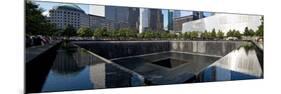 Panoramic Landscapes - Memorial - World Trade Center - New York - United States-Philippe Hugonnard-Mounted Photographic Print