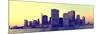 Panoramic - Landscapes - Sunset - Skylines - Mannattan - New York City - United States-Philippe Hugonnard-Mounted Photographic Print