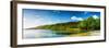 Panoramic Long Exposure Shot of A Lake in Northern Norway-Lamarinx-Framed Photographic Print