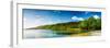 Panoramic Long Exposure Shot of A Lake in Northern Norway-Lamarinx-Framed Photographic Print