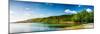 Panoramic Long Exposure Shot of A Lake in Northern Norway-Lamarinx-Mounted Photographic Print
