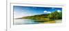 Panoramic Long Exposure Shot of A Lake in Northern Norway-Lamarinx-Framed Photographic Print