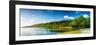 Panoramic Long Exposure Shot of A Lake in Northern Norway-Lamarinx-Framed Photographic Print