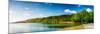 Panoramic Long Exposure Shot of A Lake in Northern Norway-Lamarinx-Mounted Photographic Print