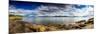 Panoramic Long Exposure Shot of A Norwegian Fjord-Lamarinx-Mounted Photographic Print