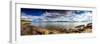 Panoramic Long Exposure Shot of A Norwegian Fjord-Lamarinx-Framed Photographic Print