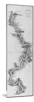 Panoramic Map of the River Thames, 1850-null-Mounted Premium Giclee Print