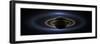Panoramic Mosaic of the Saturn System Backlit by the Sun-null-Framed Photographic Print