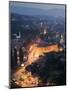 Panoramic Night View of the City, Sarajevo, Bosnia, Bosnia-Herzegovina, Europe-Christian Kober-Mounted Photographic Print