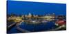 Panoramic of Inner harbor in Victoria, British Columbia, Canada-Chuck Haney-Stretched Canvas